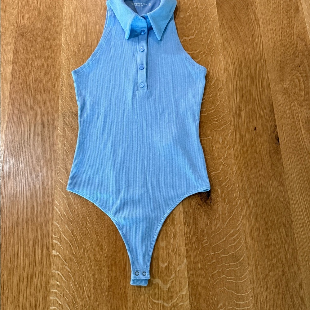 🆕 Abercrombie & Fitch Light Blue Bodysuit